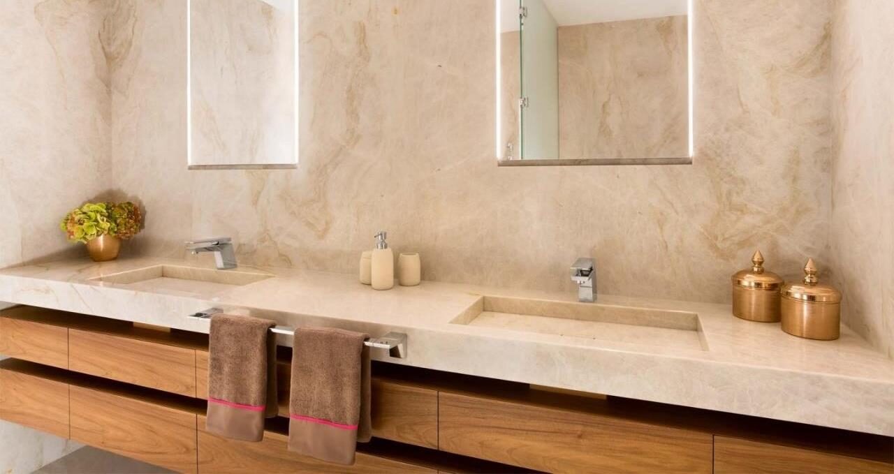 Baño en cuarcita Taj Mahal.